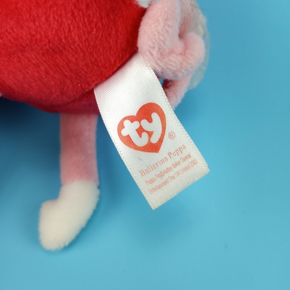 TY 2015 Ballerina Peppa Pig 8" Plush Toy Red Pink - Picture 10 of 12